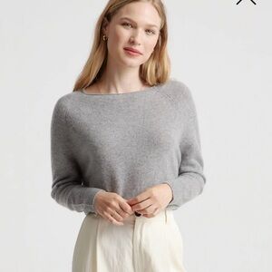 Quince Cashmere Boatneck Sweater